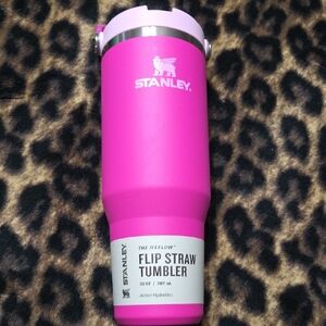 Stanley Pink Flip Straw Tumbler
